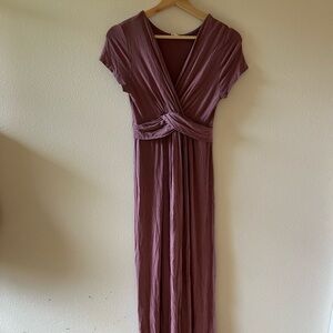 Pink Blush maternity dress